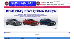 Desktop Screenshot of fiatcikmayedekparca.net